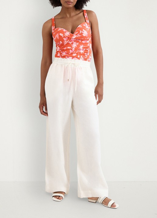 Phase Eight  Floral tankini met print - detail 6 oranje