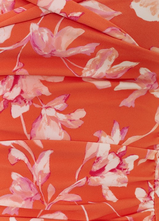 Phase Eight  Floral tankini met print - detail 7 oranje