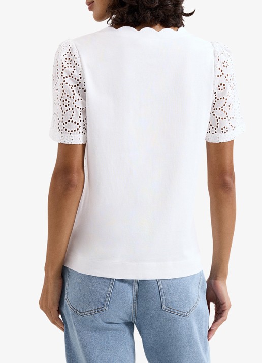 Phase Eight Freya tuniek met borduring - achterkant 5 wit