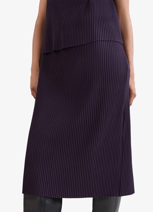 Phase Eight Gracie midi jurk met textuur 2-delig - detail 4 paars