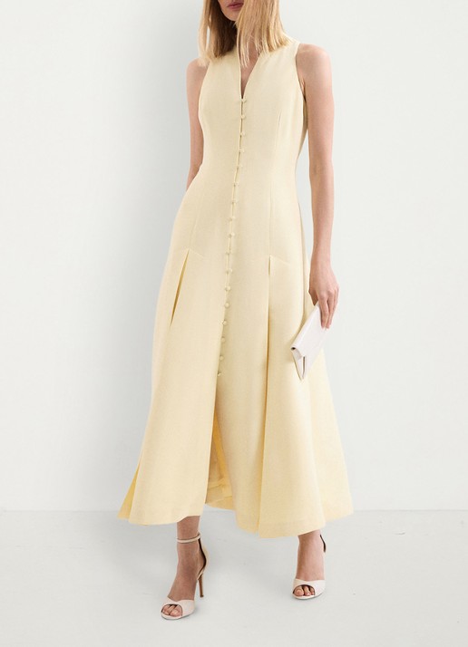 Phase Eight Greta Tux maxi jurk met plooien