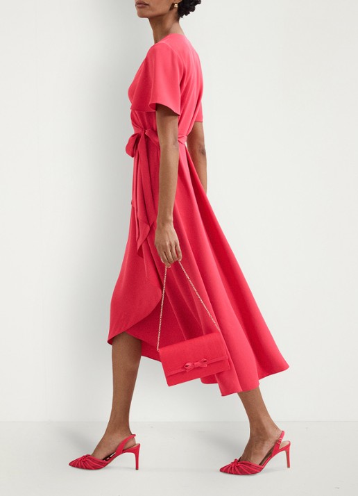 Phase Eight Grosgrain slingback met strikdetail - detail 6 roze