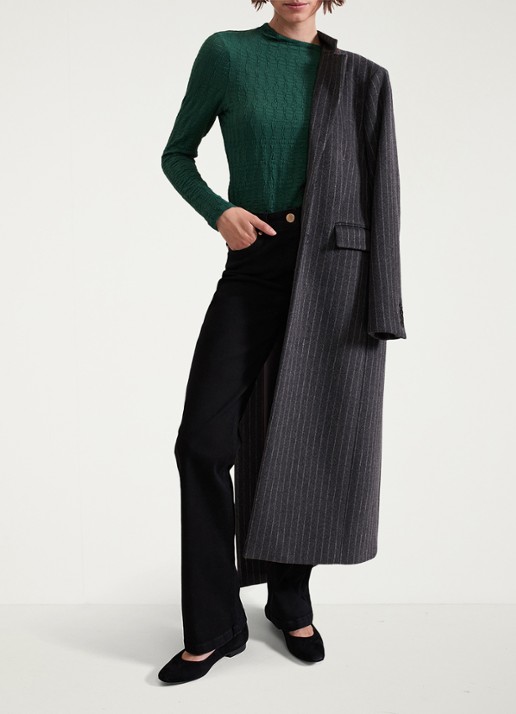 Phase Eight Haylee pullover met structuur - detail 6 donkergroen