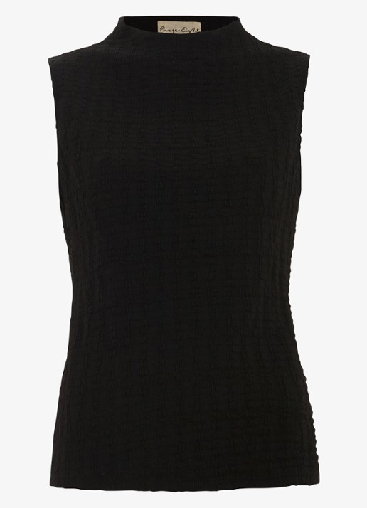 Phase Eight Haylee top met structuur - voorkant zwart
