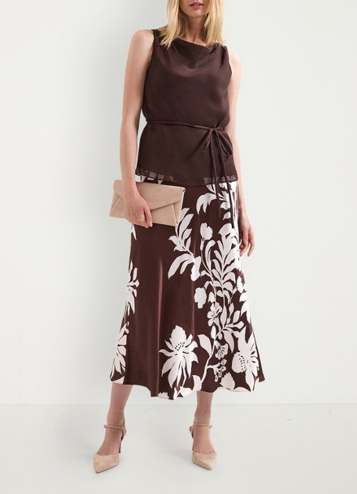 Phase Eight Hazel mouwloze top met strikceintuur