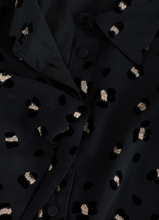 Phase Eight Ines mini tuniekjurk met dierenprint - detail 8 zwart