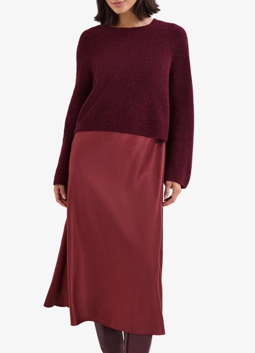 Phase Eight Issy 2 in 1 midi jurk in wolblend