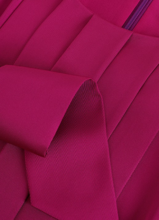 Phase Eight Janine wide leg jumpsuit met plooien - detail 5 fuchsia
