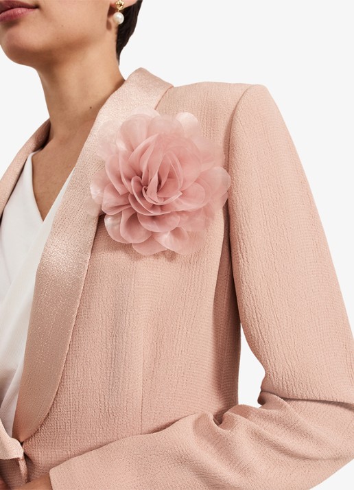 Phase Eight Jorja blazer met structuur - detail 6 oudroze