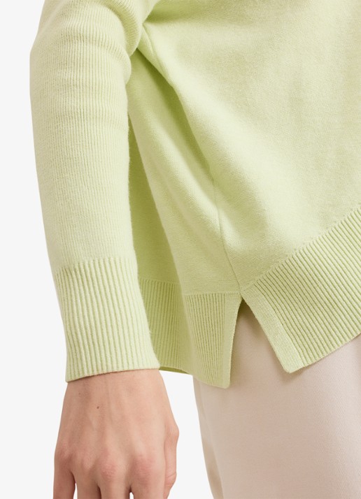 Phase Eight Kara fijngebreide trui met stretch - detail 6 lime