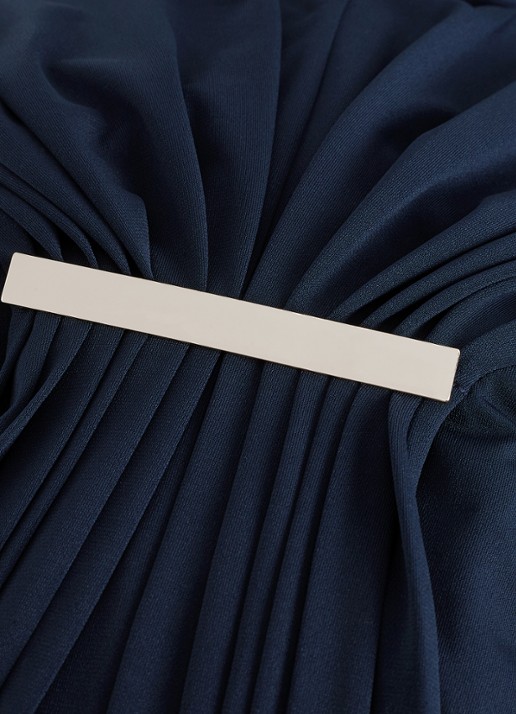 Phase Eight Katharine gedrapeerde maxi jurk  - detail 5 blauw
