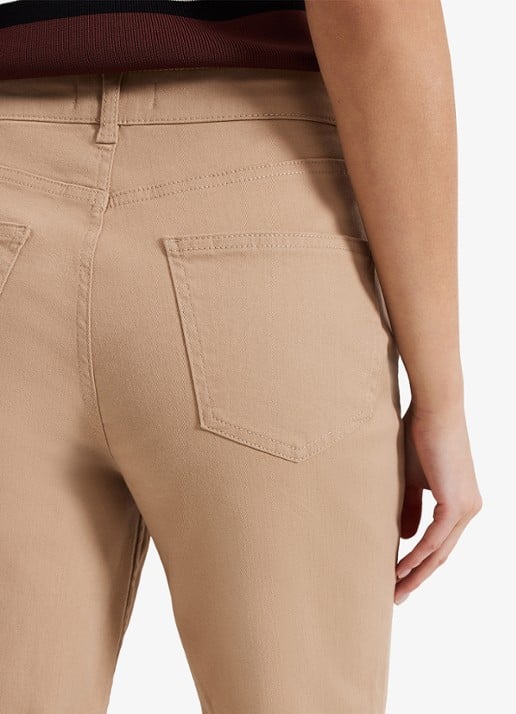 Phase Eight Lindsey Cropped Jean - detail 7 camel