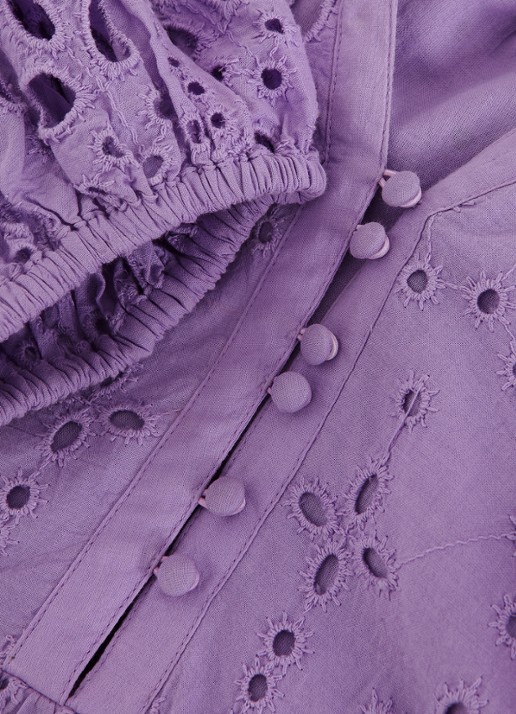 Phase Eight Lorhna maxi jurk met broderie - detail 5 lila