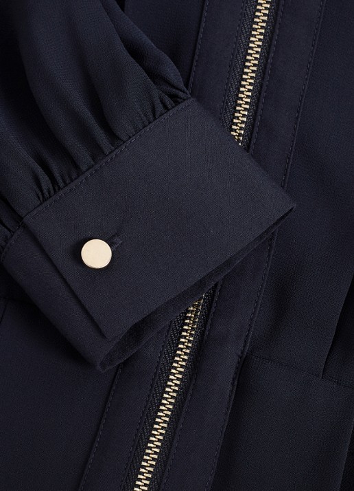 Phase Eight Lottie mini jurk met strikceintuur - detail 4 blauw