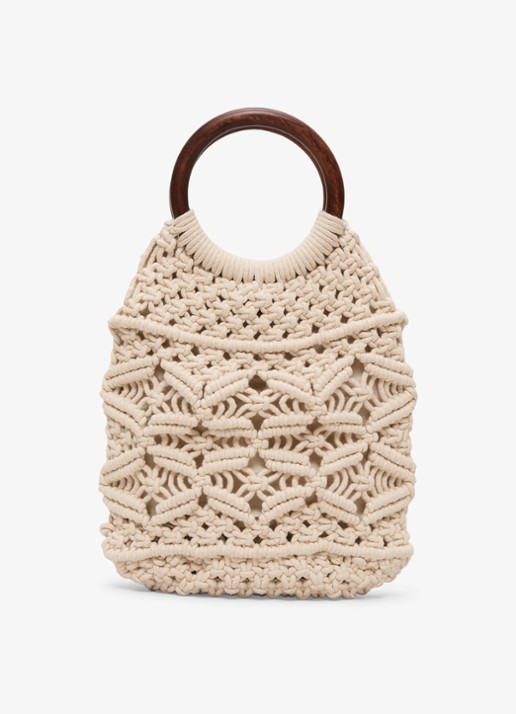 Phase Eight Macrame handtas