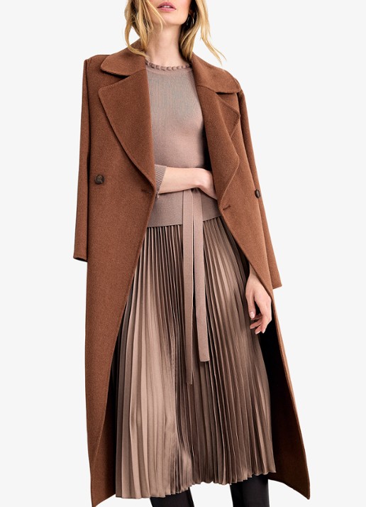 Phase Eight Midi jurk met plooien - detail 4 oudroze