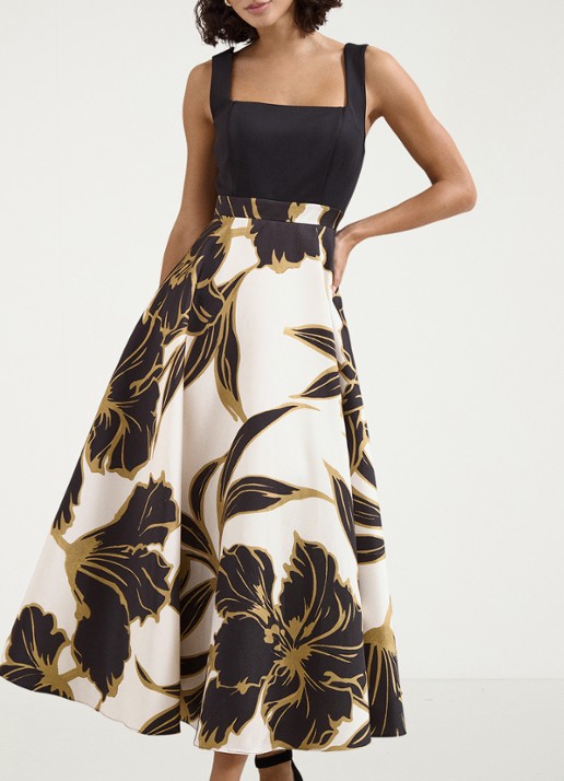 Phase Eight Midi jurk met print
