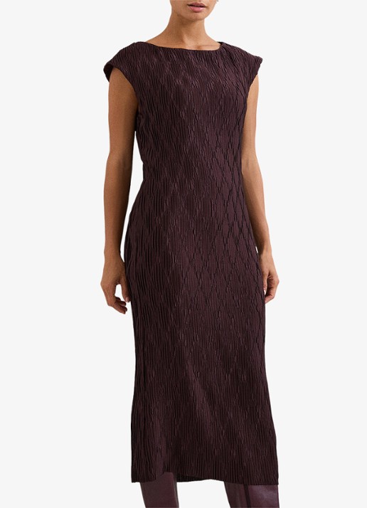 Phase Eight Midi jurk met structuur