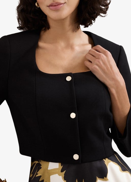 Phase Eight Miranda cropped Jack  - detail 6 zwart