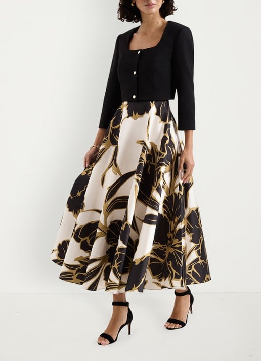 Phase Eight Miranda cropped Jack  - voorkant 2 zwart