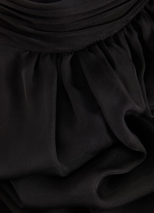 Phase Eight Nella mouwloze top met sjaalkraag - detail 6 zwart