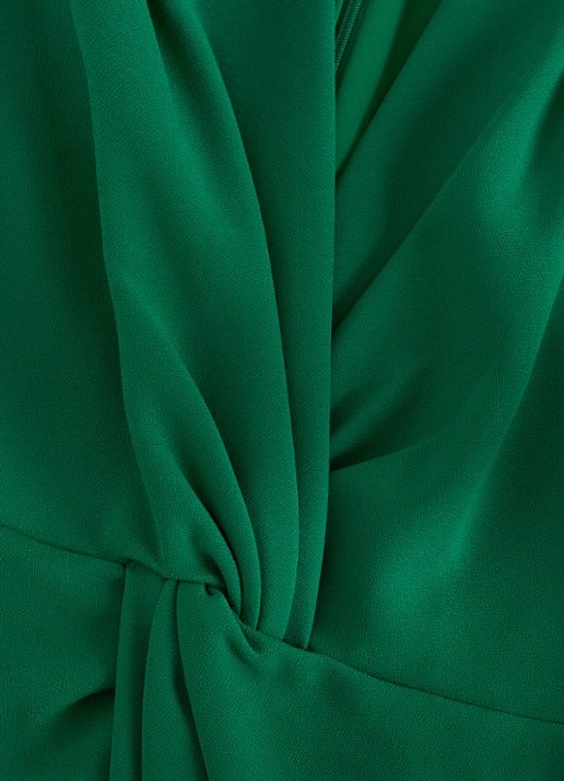 Phase Eight Nisha midi jurk met geknoopt detail - detail 8 zeegroen