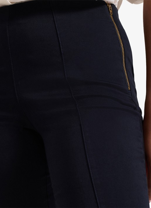 Phase Eight Petite Amina high waist cropped skinny broek - detail 3 indigo