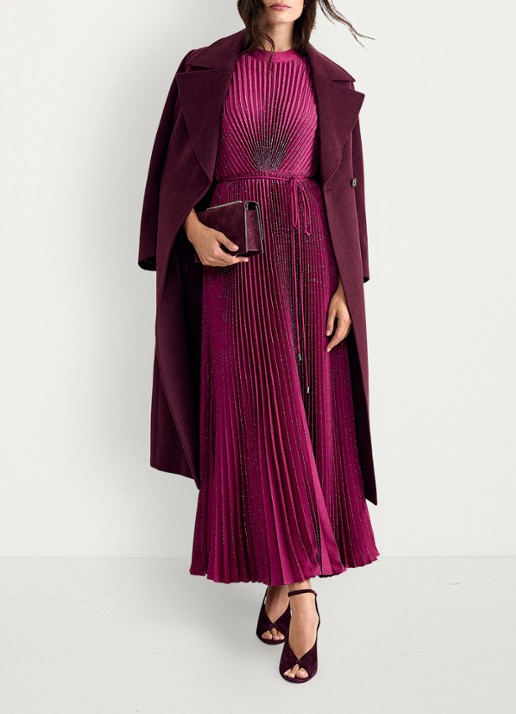 Phase Eight Petite Simara maxi jurk met strass en plooien - detail 5 fuchsia