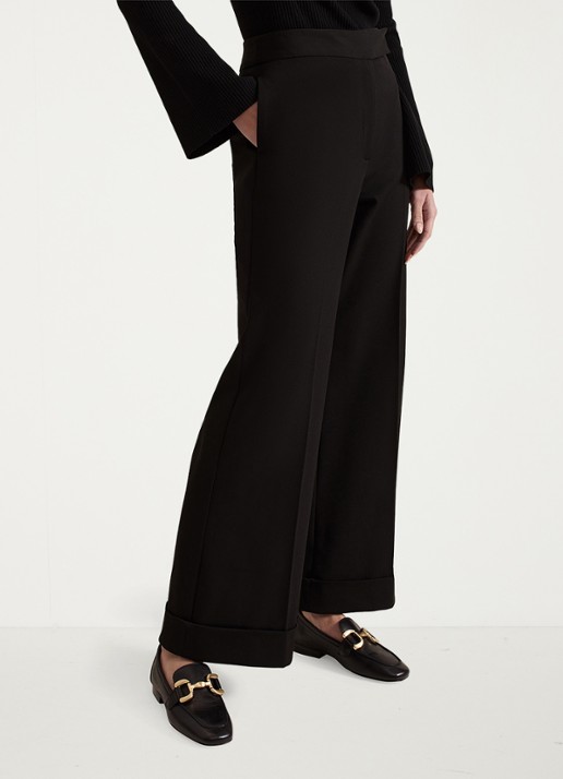 Phase Eight Petite Trixie mid waist straight fit pantalon met steekzakken