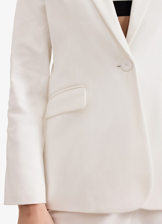 Phase Eight Petite Ulrica blazer met klepzakken - detail 3 wit