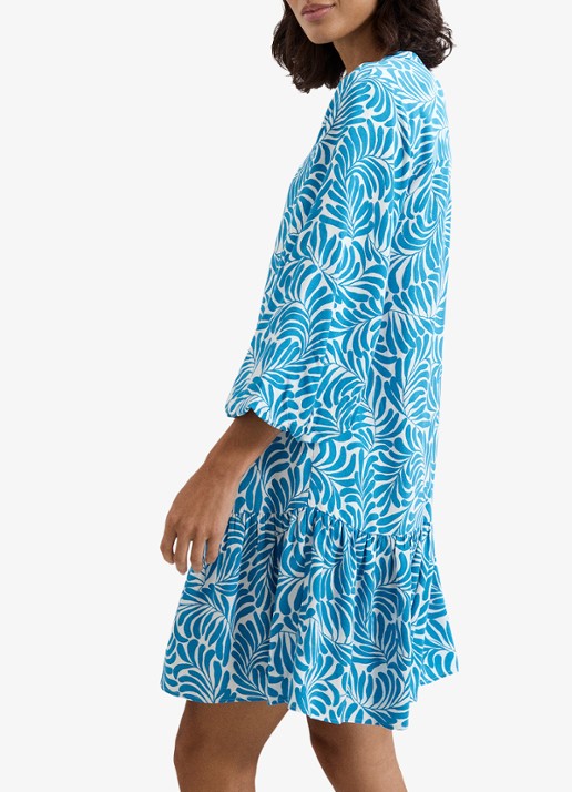 Phase Eight Phoebe mini tuniekjurk met print - detail 4 blauw