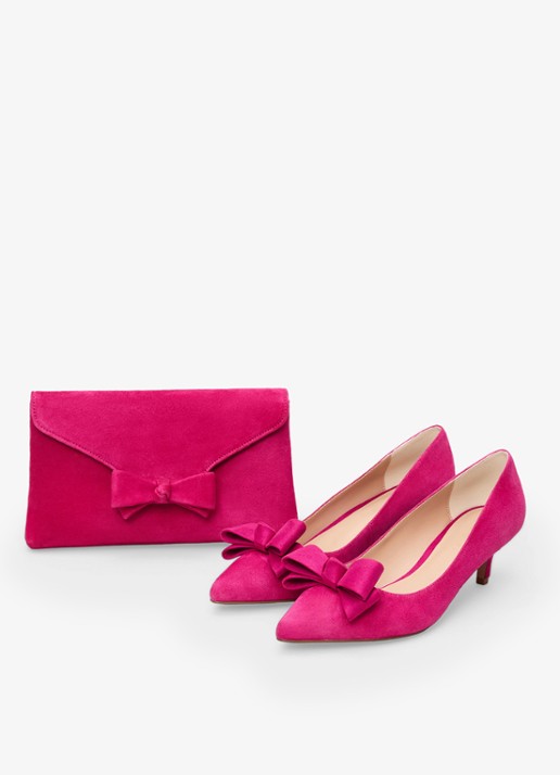 Phase Eight Pump met strikdetail - detail 3 roze