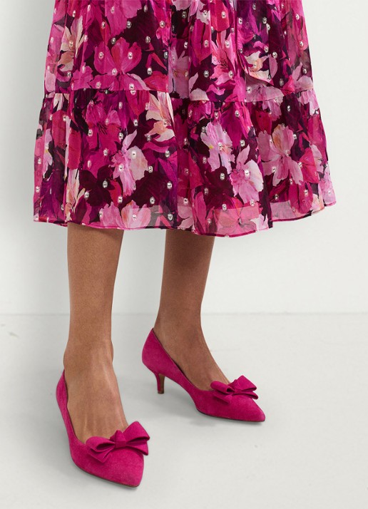 Phase Eight Pump met strikdetail - detail 5 roze