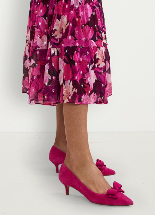 Phase Eight Pump met strikdetail - detail 6 roze