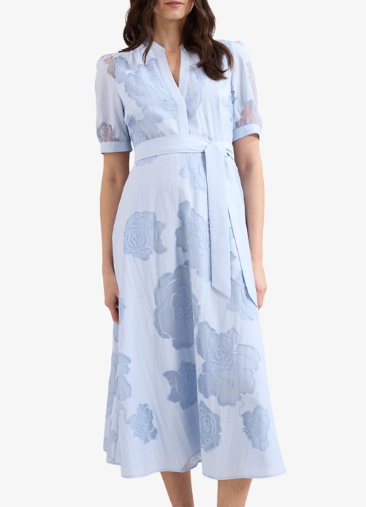 Phase Eight Queenie midi tuniekjurk met strikceintuur