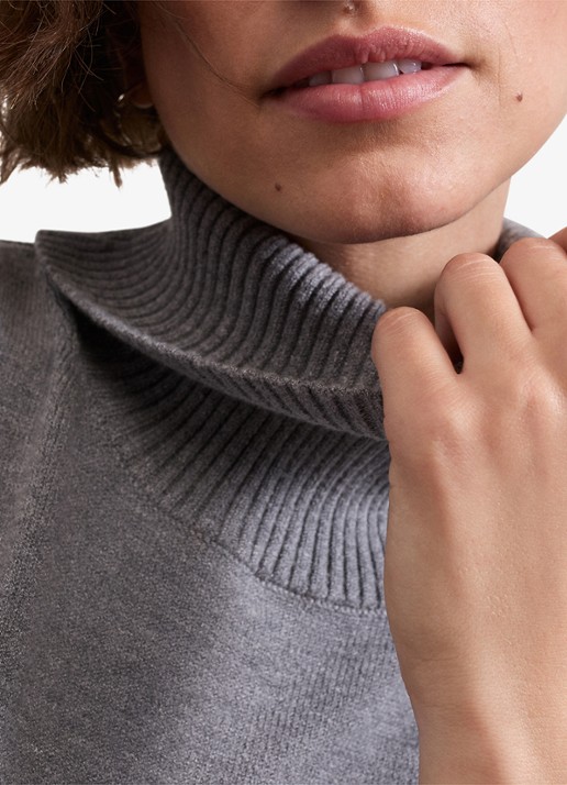 Phase Eight Rachelle fijngebreide spencer met col - detail 7 grijsmele