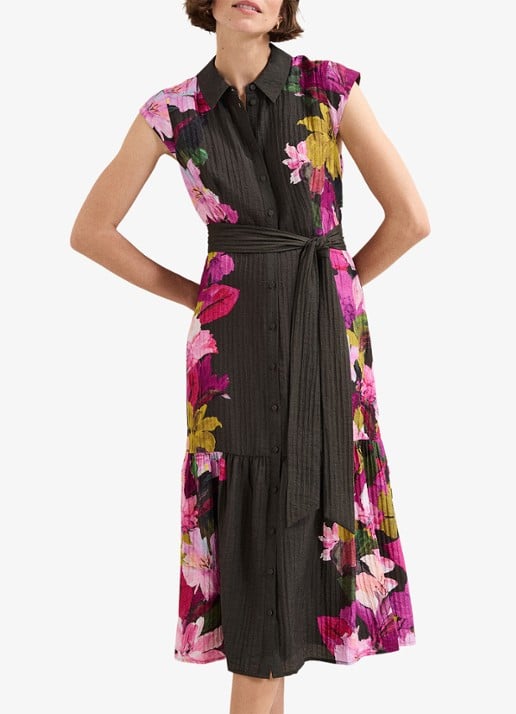 Phase Eight Robyn midi jurk met bloemenprint