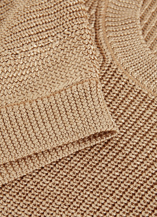 Phase Eight Rylee fijngebreide top - detail 6 goud