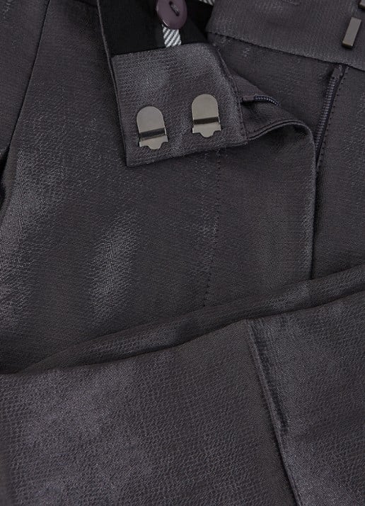 Phase Eight Sade straight fit high waist pantalon met steekzakken  - detail 2 antraciet