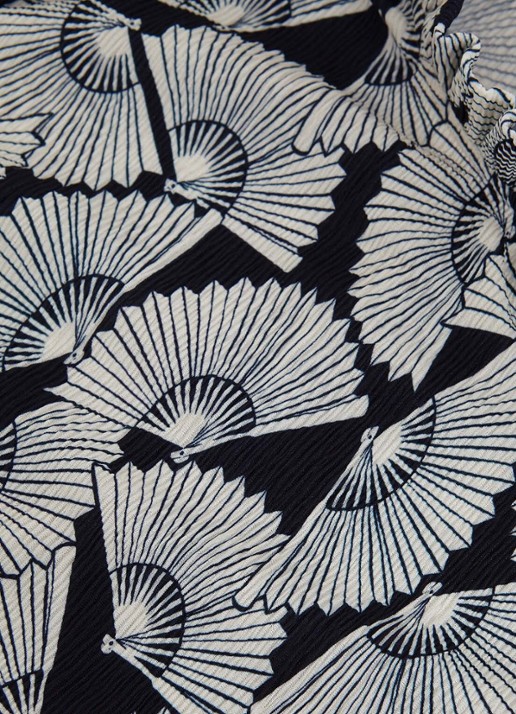 Phase Eight Samiha top met print en structuur - detail 8 blauw