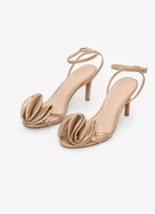 Phase Eight Sandalette met glitter - detail 4 goud