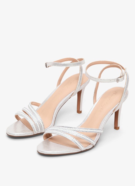 Phase Eight Sandalette met strass - detail 3 zilver