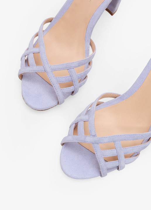 Phase Eight Sandalette van geitensuède  - detail 6 lila