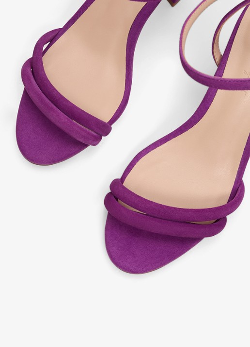 Phase Eight Sandalette van suède - detail 6 paars