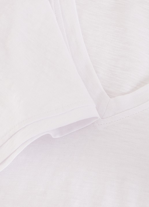 Phase Eight Saphiya t-shirt van katoen - detail 5 wit