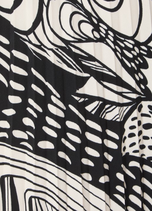 Phase Eight Saskia wide fit jumpsuit met print - detail 2 zwart