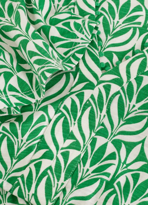 Phase Eight Shakira midi jurk met grafische print - detail 7 groen