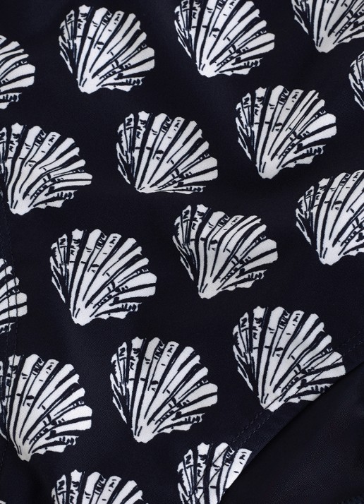 Phase Eight Shell bikinislip met print - detail 8 donkerblauw
