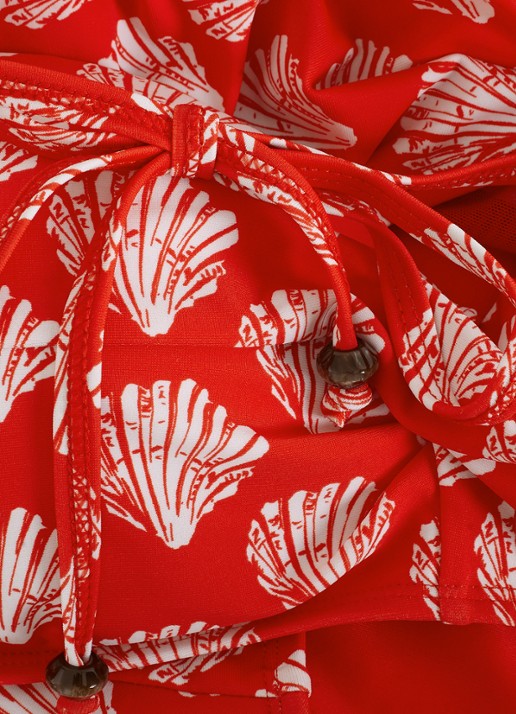 Phase Eight Shell bikinitop met print - detail 5 rood