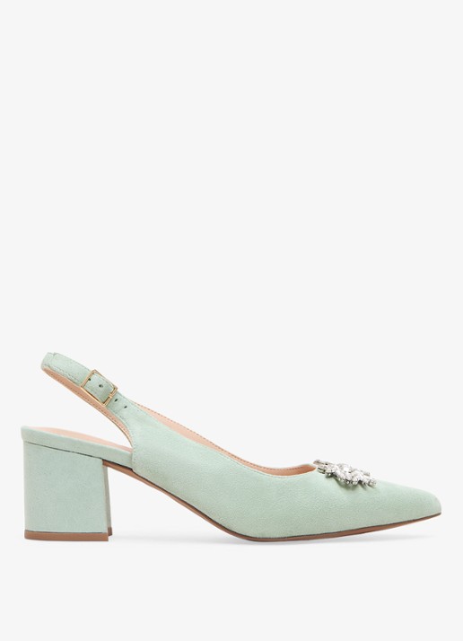 Phase Eight Sparkle slingback van geitensuède